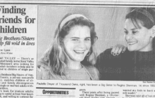 Big Brothers Big Sisters Historical Article